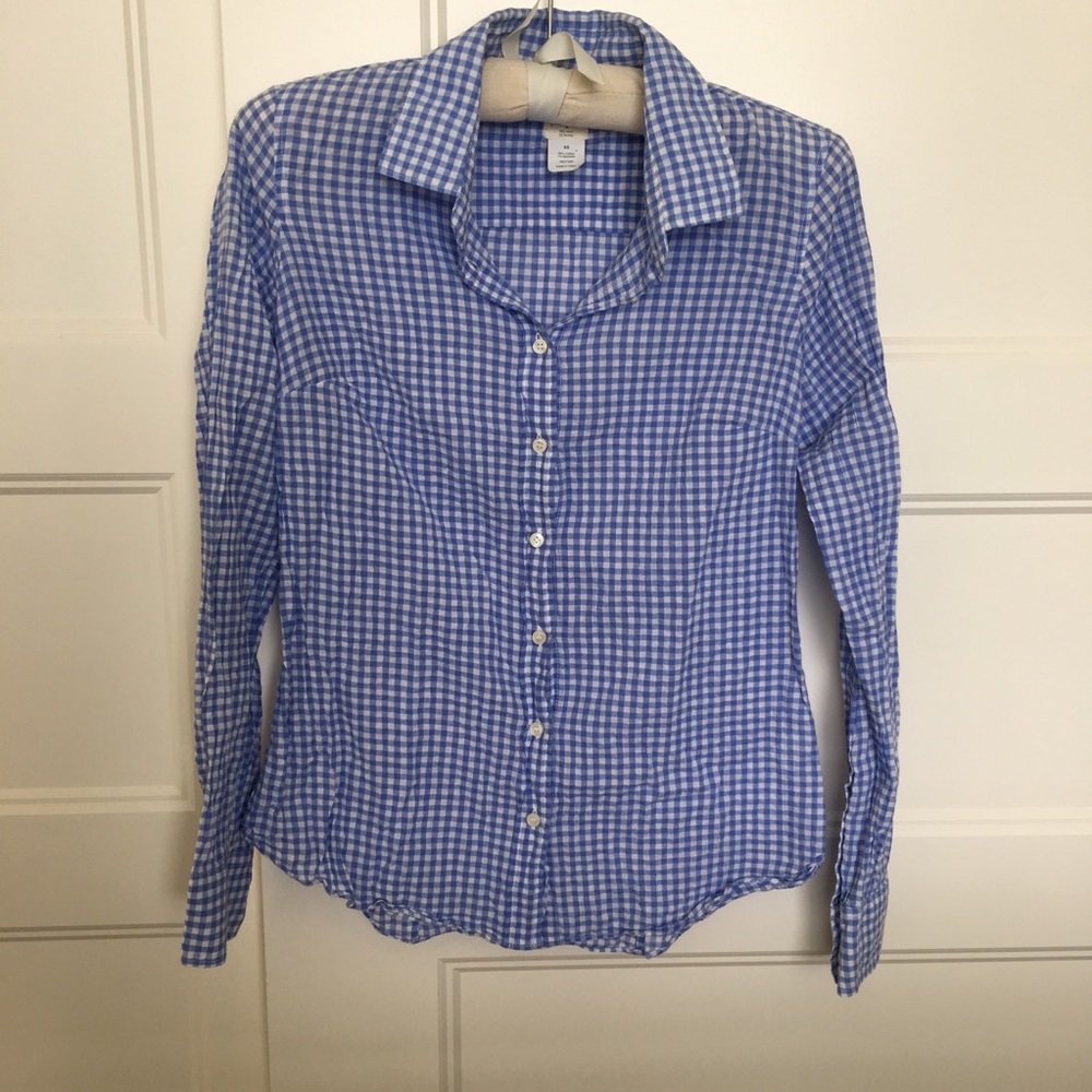 J. crew The Perfect Shirt Gingham button down